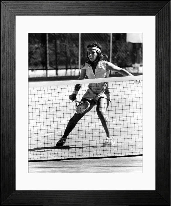 Framed Print : Rosemary Casals, 1974. Courtesy: CSU Archives  /  Everett Collection