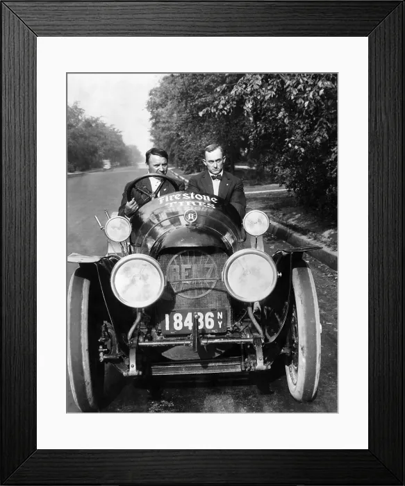 Framed Print : Racer Barney Oldfield, and baseball great Ty Cobb, circa 1930s. Courtesy: CSU Archives / Everett Collection Framed Print : Racer Barney Oldfield, and baseball great Ty Cobb, circa 1930s. Courtesy: CSU Archives / Everett Collection