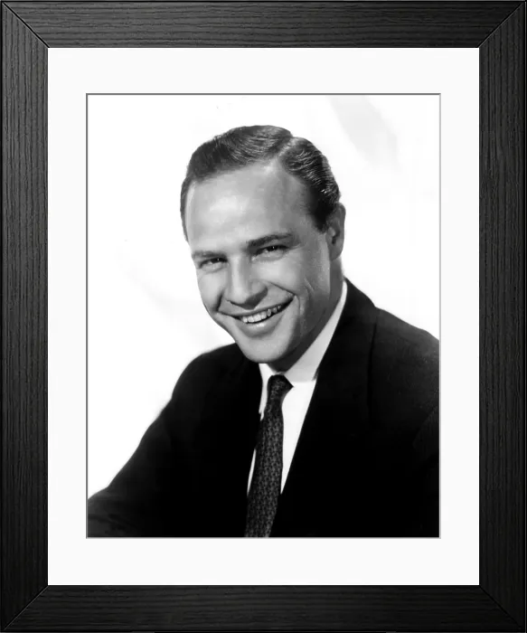 Framed Print : Marlon Brando, 1957
