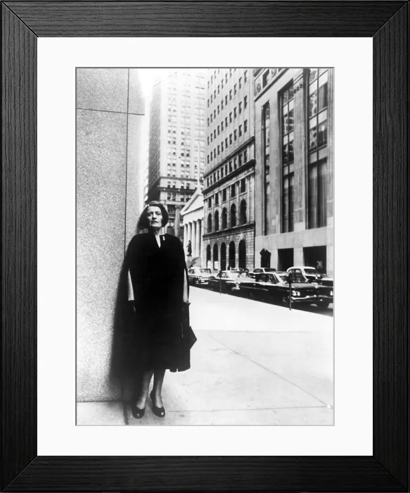 Framed Print : Ayn Rand author of CAPITALISM: THE UNKNOWN IDEAL, 1967. Courtesy: CSU Archives  /  Everett Collection