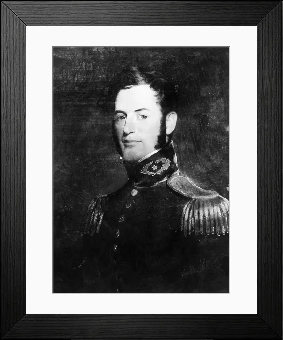 Framed Print : Robert E. Lee (1807-1870), celebrated Confederate General in the United States Civil War