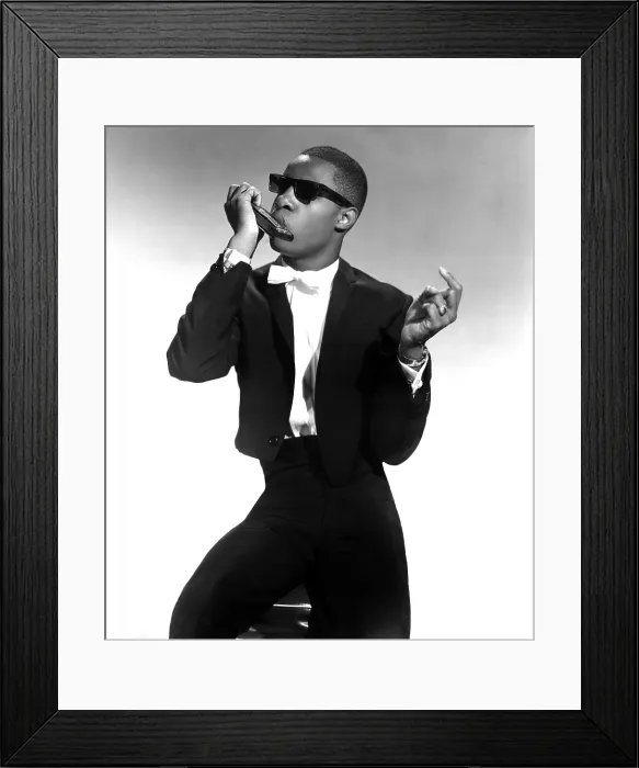 Framed Print : STEVIE WONDER, portrait, circa 1963