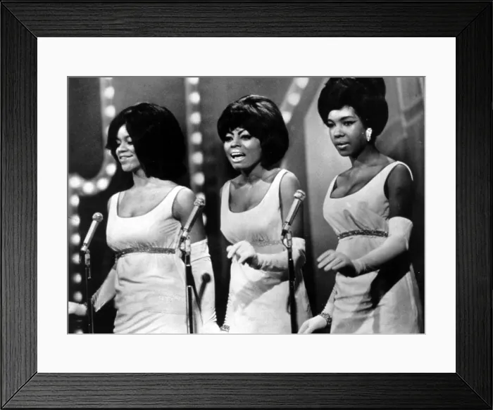 Framed Print : The Supremes (Florence Ballard, Diana Ross, Mary Wilson), circa 1966. Courtesy: CSU Archives  /  Everett Collection