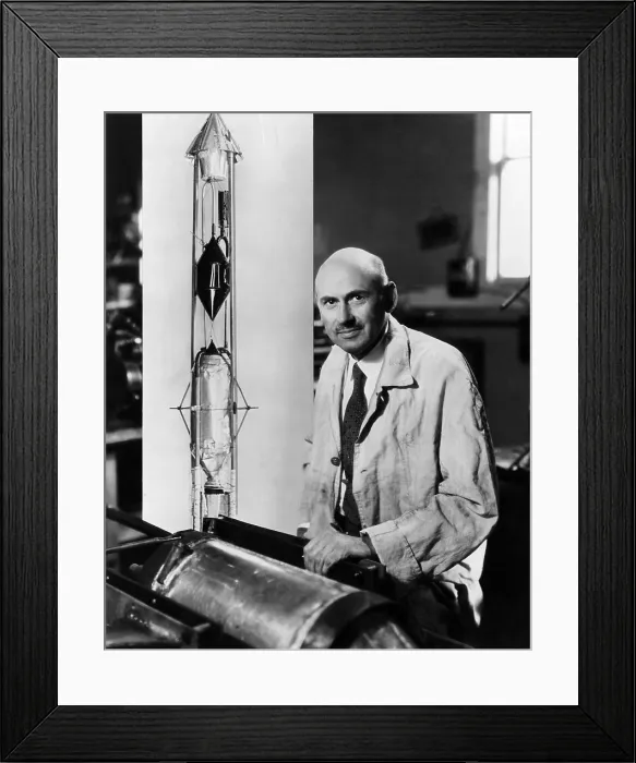 Framed Print : Dr. Robert H.Goddard. ca 1930s. Courtesy: CSU Archives / Everett Collection
