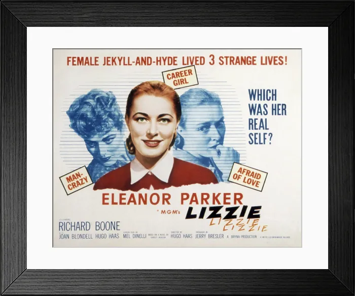 Framed Print : LIZZIE, Eleanor Parker, 1957