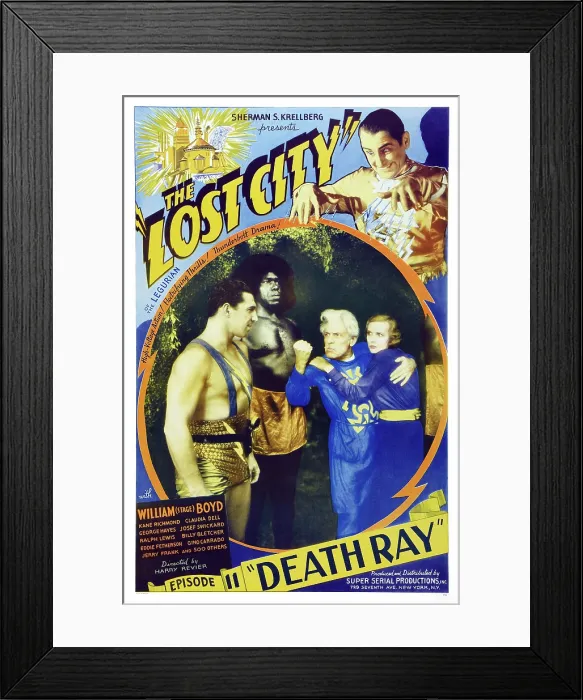 Framed Print : THE LOST CITY, 1935, Episode 11: Death Ray Framed Print : THE LOST CITY, 1935, Episode 11: Death Ray