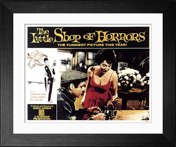 Framed Print : THE LITTLE SHOP OF HORRORS, Jonathan Haze, Jackie Joseph, 1960 Framed Print : THE LITTLE SHOP OF HORRORS, Jonathan Haze, Jackie Joseph, 1960