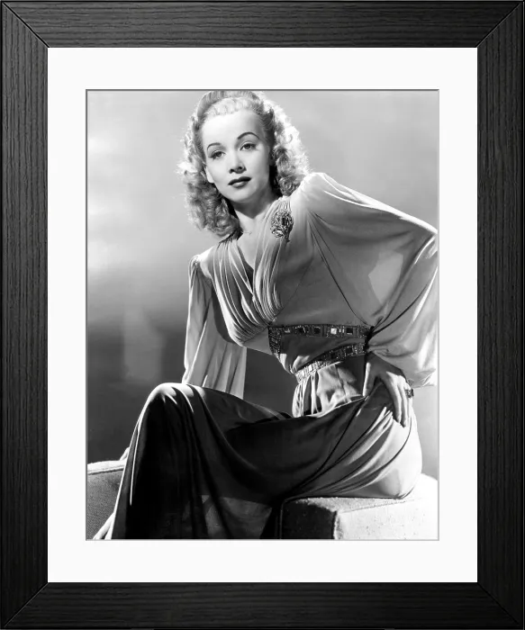Framed Print : Carole Landis, publicity shot, ca. 1944
