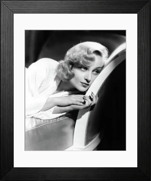 Framed Print : CAROLE LOMBARD, portrait