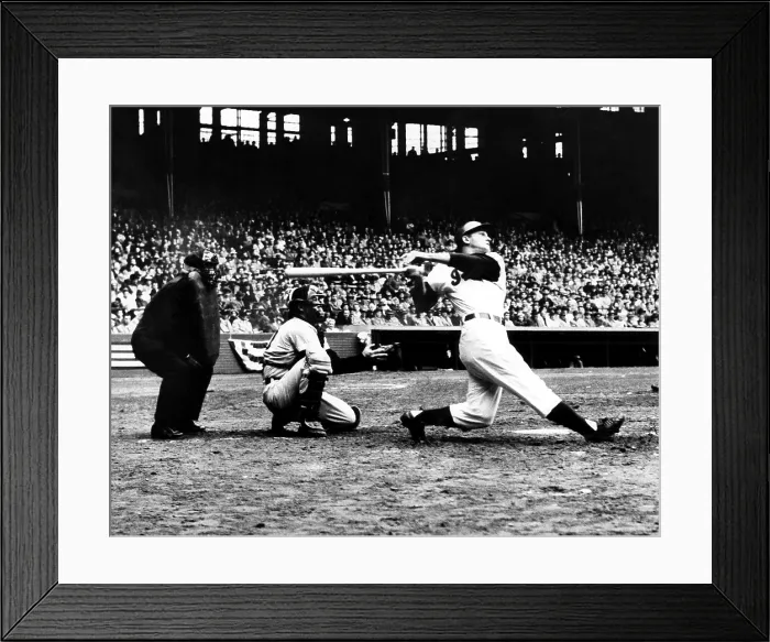 Framed Print : At bat: Roger Maris of the Cleveland Indians, 1957.. Courtesy: CSU Archives  /  Everett Collection