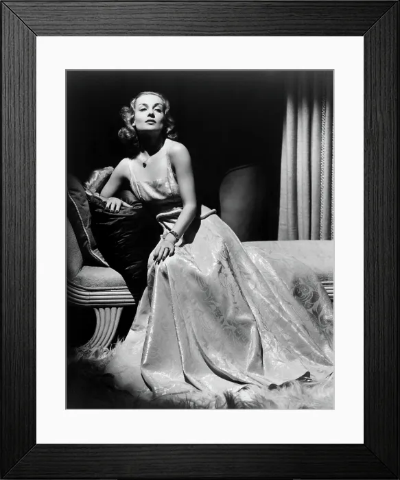 Framed Print : CAROLE LOMBARD, portrait