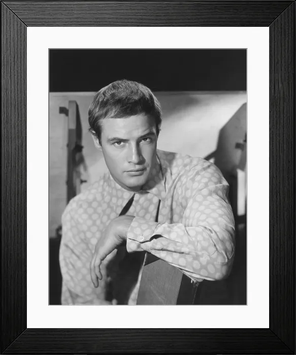 Framed Print : Marlon Brando, 1953
