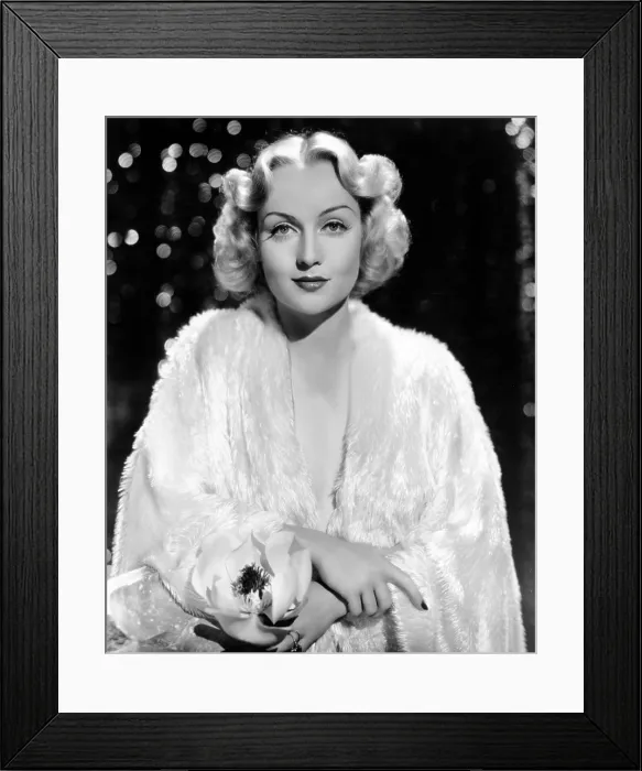 Framed Print : CAROLE LOMBARD, portrait