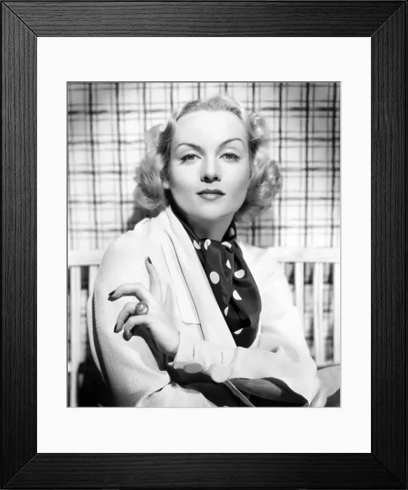Framed Print : CAROLE LOMBARD, portrait, ca. 1930s
