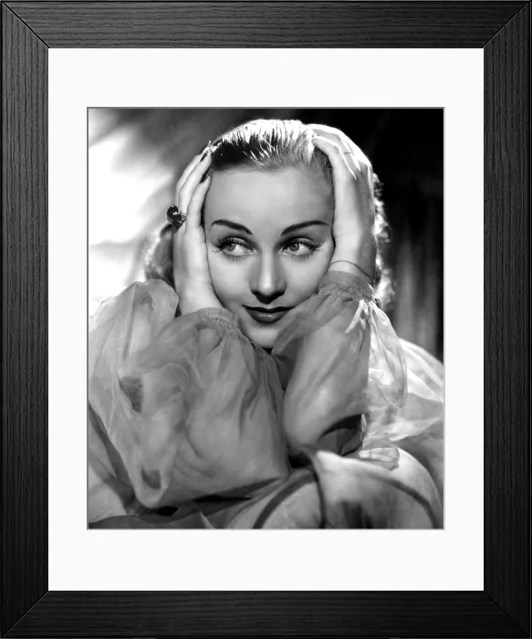 Framed Print : CAROLE LOMBARD, portrait Framed Print : CAROLE LOMBARD, portrait