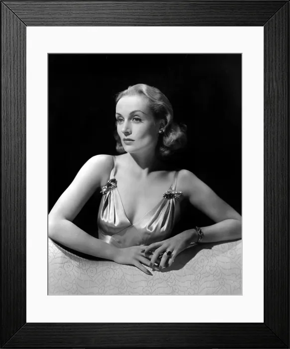 Framed Print : Carole Lombard in publicity for VIGIL IN THE NIGHT, 1940