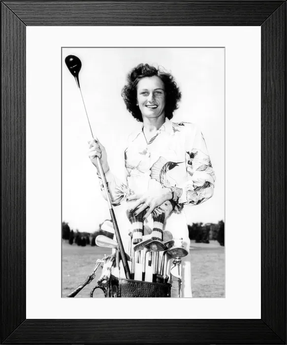 Framed Print : American Olympic athlete Babe Didrikson, (aka Babe Zaharias), 1954.. Courtesy: CSU Archives  /  Everett Collection