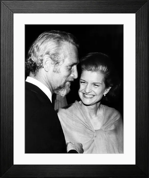 Framed Print : Betty Ford and Paul Newman, 1975. Courtesy: CSU Archives  /  Everett Collection