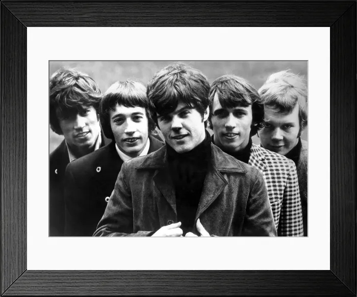 Framed Print : Bee Gees, (l to r): Barry Gibb, Robin Gibb, Vince Melouney, Maurice Gibb, Colin Petersen, ca. late 1960s / early 1970s. Courtesy: CSU Archives / Everett Collection Framed Print : Bee Gees, (l to r): Barry Gibb, Robin Gibb, Vince Melouney, Maurice Gibb, Colin Petersen, ca. late 1960s / early 1970s. Courtesy: CSU Archives / Everett Collection