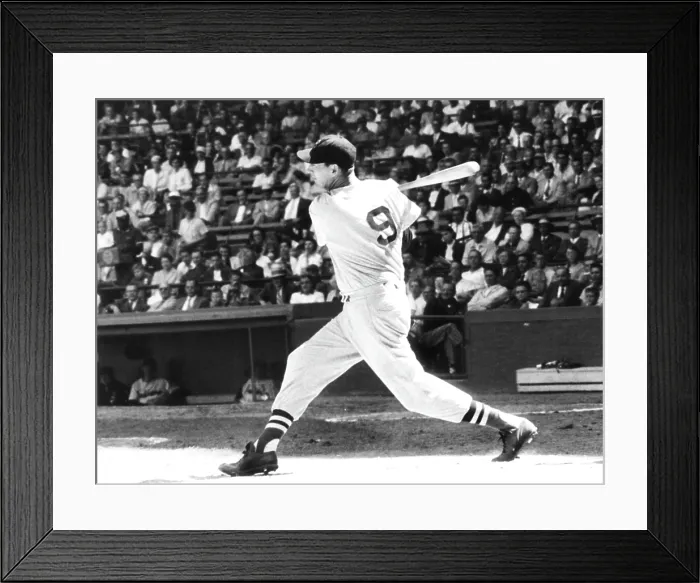 Framed Print : Ted Williams, ca. 1957. Courtesy: CSU Archives / Everett Collection Framed Print : Ted Williams, ca. 1957. Courtesy: CSU Archives / Everett Collection