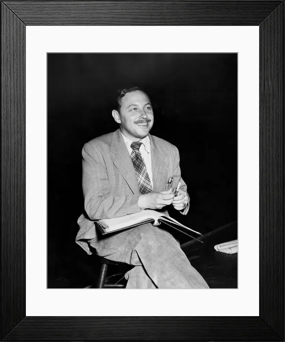Framed Print : American playwright Tennessee Williams, (1911-1983), 1948.. Courtesy: CSU Archives  /  Everett Collection