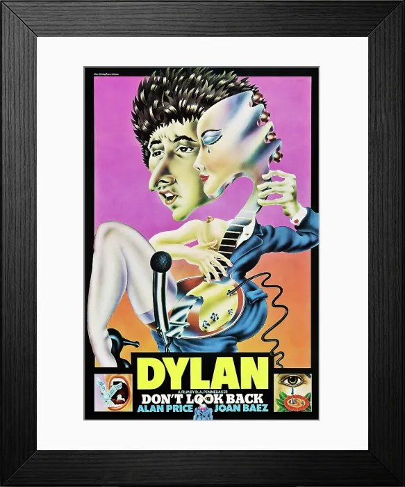Framed Print : DON'T LOOK BACK, British poster art, 1967