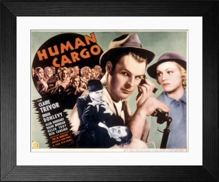 Framed Print : HUMAN CARGO, Brian Donlevy, Claire Trevor, 1936, (c) 20th Century Fox, TM & Copyright  /  Courtesy: Everett Collection