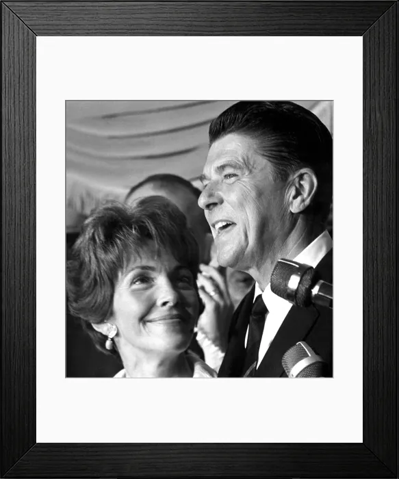 Framed Print : Nancy Reagan, Ronald Reagan after he won the Republican nomination for governor of California, 6 / 7 / 66. Courtesy: CSU Archives / Everett Collection Framed Print : Nancy Reagan, Ronald Reagan after he won the Republican nomination for governor of California, 6 / 7 / 66. Courtesy: CSU Archives / Everett Collection