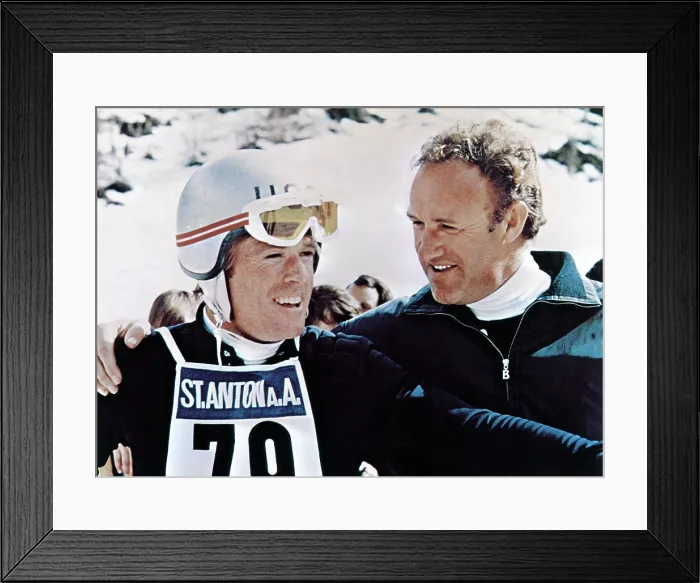 Framed Print : DOWNHILL RACER, Robert Redford, Gene Hackman, 1969
