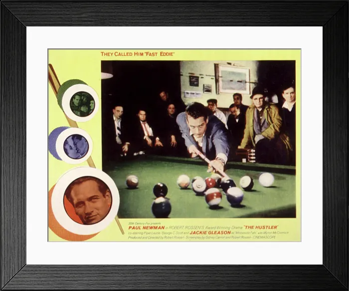 Framed Print : THE HUSTLER, Paul Newman, 1961' Framed Print : THE HUSTLER, Paul Newman, 1961'