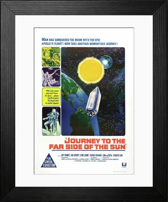 Framed Print : JOURNEY TO THE FAR SIDE OF THE SUN, Australian poster, 1969 Framed Print : JOURNEY TO THE FAR SIDE OF THE SUN, Australian poster, 1969