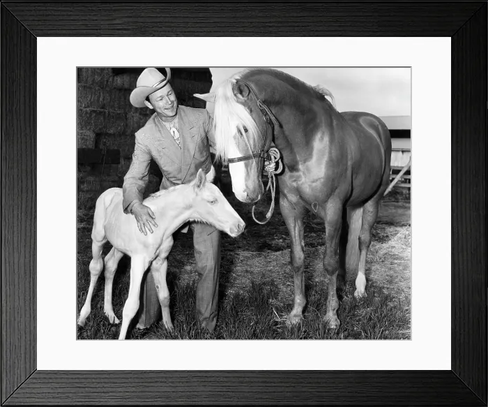 Framed Print : Roy Rogers (1911-1998), American actor and singer, circa 1952. Courtesy: CSU Archives / Everett Collection