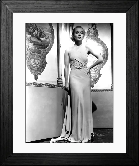 Framed Print : Carole Lombard in the 1930s
