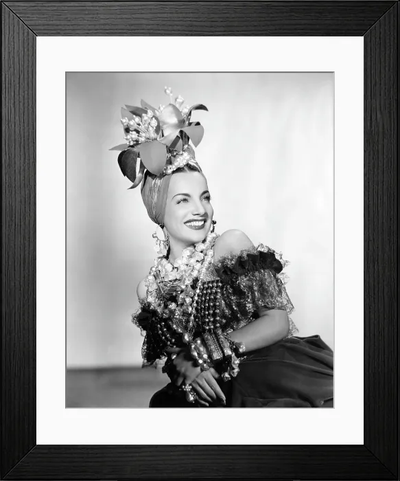 Framed Print : Carmen Miranda, early 1940s