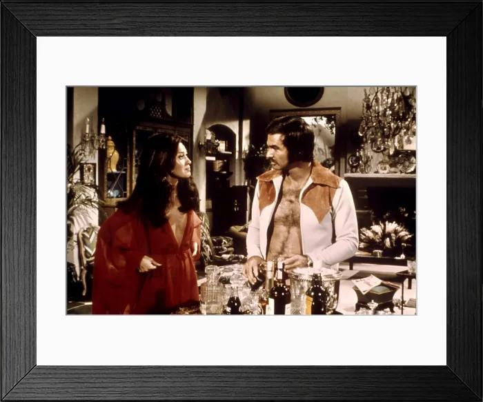 Framed Print : THE LONGEST YARD, Anitra Ford, Burt Reynolds, 1974