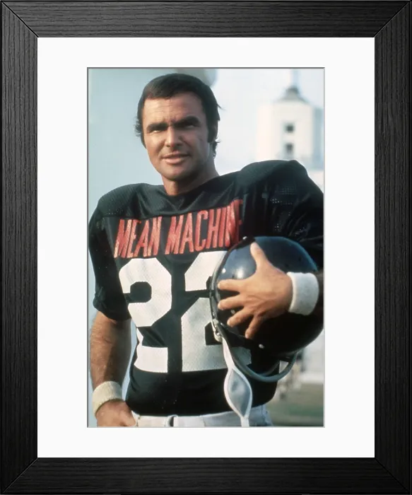 Framed Print : THE LONGEST YARD, Burt Reynolds, 1974. Paramount / Courtesy Everett Collection Framed Print : THE LONGEST YARD, Burt Reynolds, 1974. Paramount / Courtesy Everett Collection