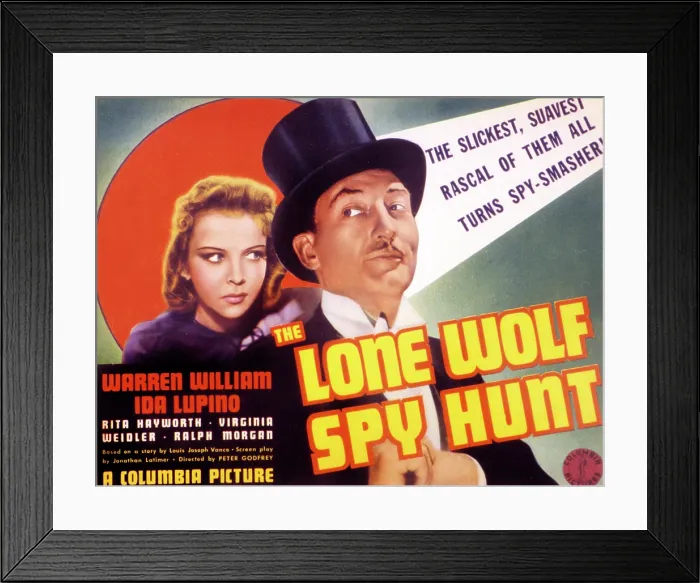 Framed Print : THE LONE WOLF SPY HUNT, Ida Lupino, Warren William, 1939 Framed Print : THE LONE WOLF SPY HUNT, Ida Lupino, Warren William, 1939
