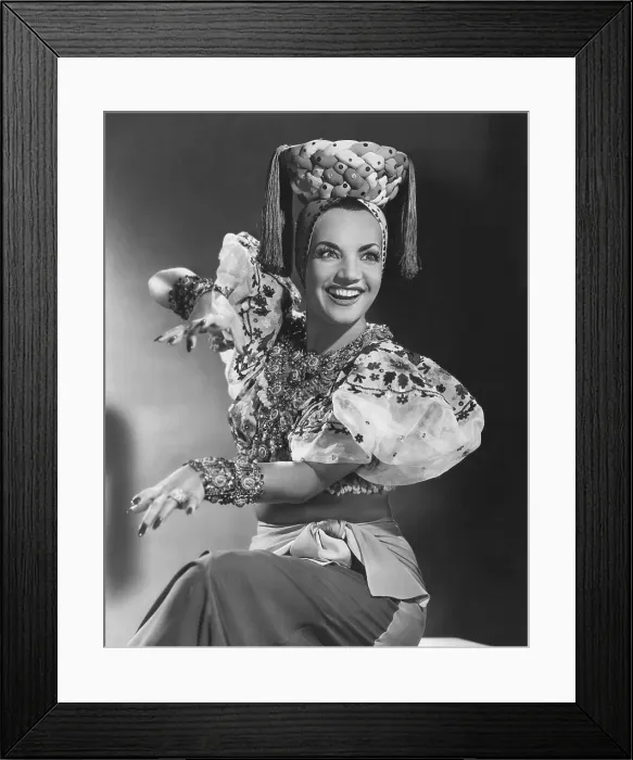 Framed Print : Carmen Miranda, 1942