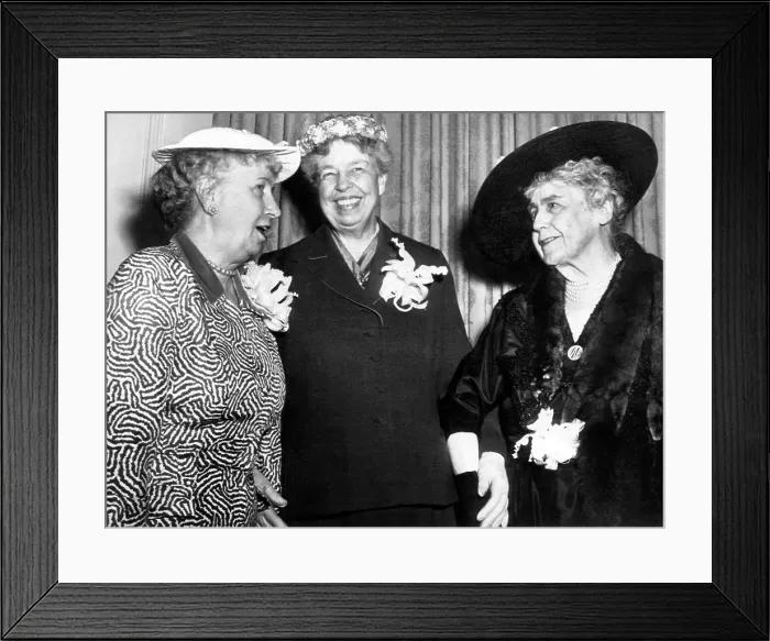 Framed Print : Three former First Ladies, L-R: Bess Truman, Eleanor Roosevelt, and Edith Galt Wilson, at a party in Washington D.C. 1954.. Courtesy: CSU Archives / Everett Collection Framed Print : Three former First Ladies, L-R: Bess Truman, Eleanor Roosevelt, and Edith Galt Wilson, at a party in Washington D.C. 1954.. Courtesy: CSU Archives / Everett Collection