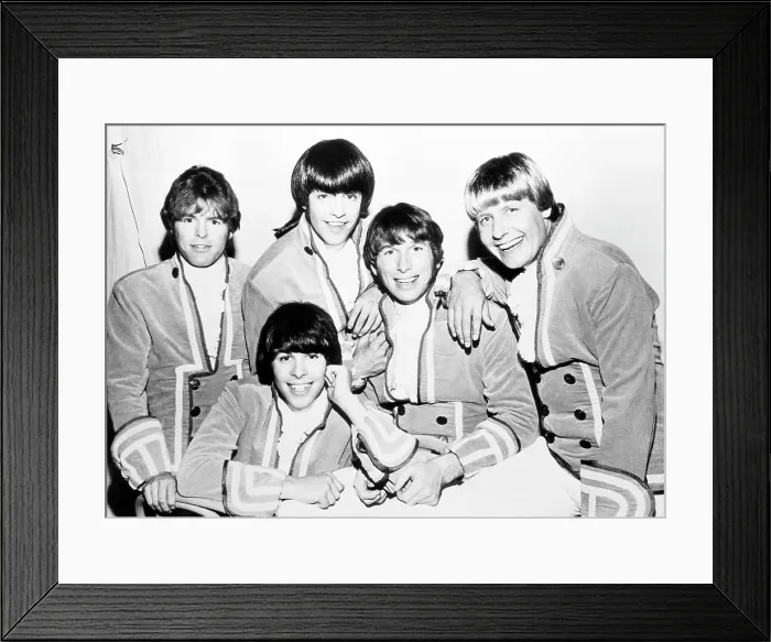 Framed Print : Paul Revere & the Raiders, Mike Smith, Phil Volk (bottom), Mark Lindsay (top), Jim Valley, Paul Revere, circa 1967. Courtesy: CSU Archives / Everett Collection