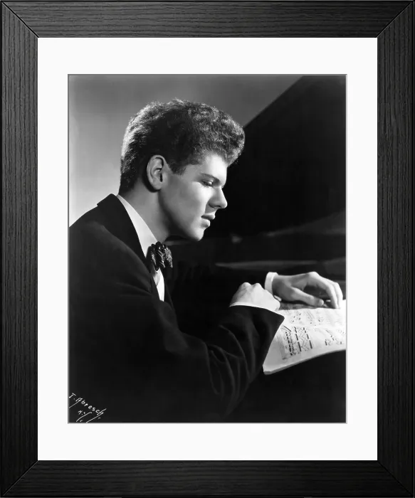 Framed Print : Van Cliburn, 1954. Courtesy: CSU Archives / Everett Collection