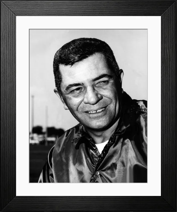 Framed Print : Vince Lombardi, (1913-1970), General manager of the Green Bay Packers and one of the most successful head coaches in the history of American football, c. 1950's