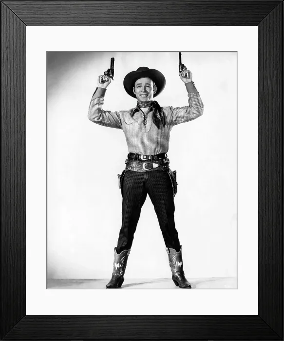 Framed Print : Roy Rogers (1911-1998), American actor and singer, circa 1940s. Courtesy: CSU Archives / Everett Collection Framed Print : Roy Rogers (1911-1998), American actor and singer, circa 1940s. Courtesy: CSU Archives / Everett Collection