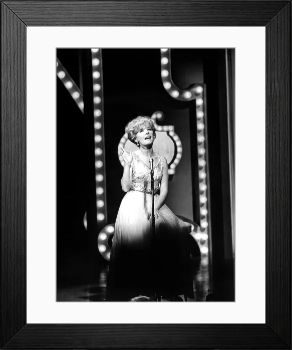 Framed Print : PETULA CLARK in performance, 1966. Courtesy: CSU Archives  /  Everett Collection