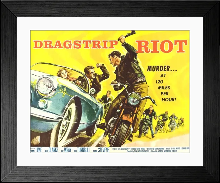 Framed Print : DRAGSTRIP RIOT, 1958