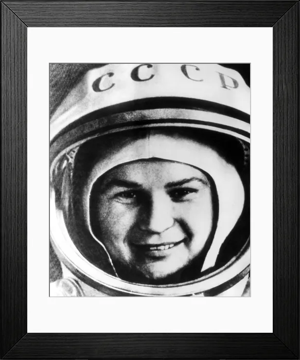Framed Print : Valentina Tereshkova, Russian cosmonaut, the first woman to fly in space, circa 1963. Courtesy: CSU Archives / Everett Collection