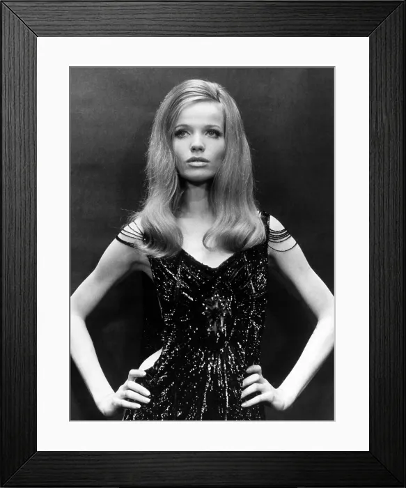 Framed Print : Veruschka, German model and actress, circa 1967. Courtesy: CSU Archives / Everett Collection