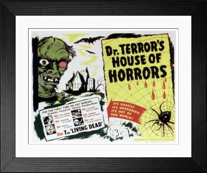 Framed Print : DR. TERROR'S HOUSE OF HORRORS, title card, 1943