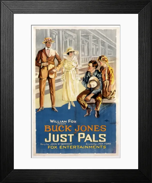 Framed Print : JUST PALS, Buck Jones, 1920. TM and Copyright 20th Century Fox Film Corp. All rights reserved. Courtesy: Everett Collection Framed Print : JUST PALS, Buck Jones, 1920. TM and Copyright 20th Century Fox Film Corp. All rights reserved. Courtesy: Everett Collection