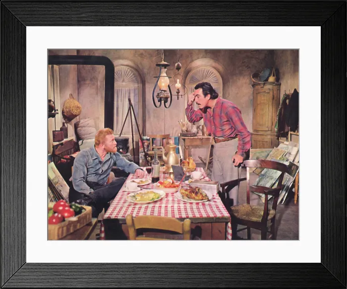 Framed Print : LUST FOR LIFE, Kirk Douglas, Anthony Quinn, 1956 Framed Print : LUST FOR LIFE, Kirk Douglas, Anthony Quinn, 1956